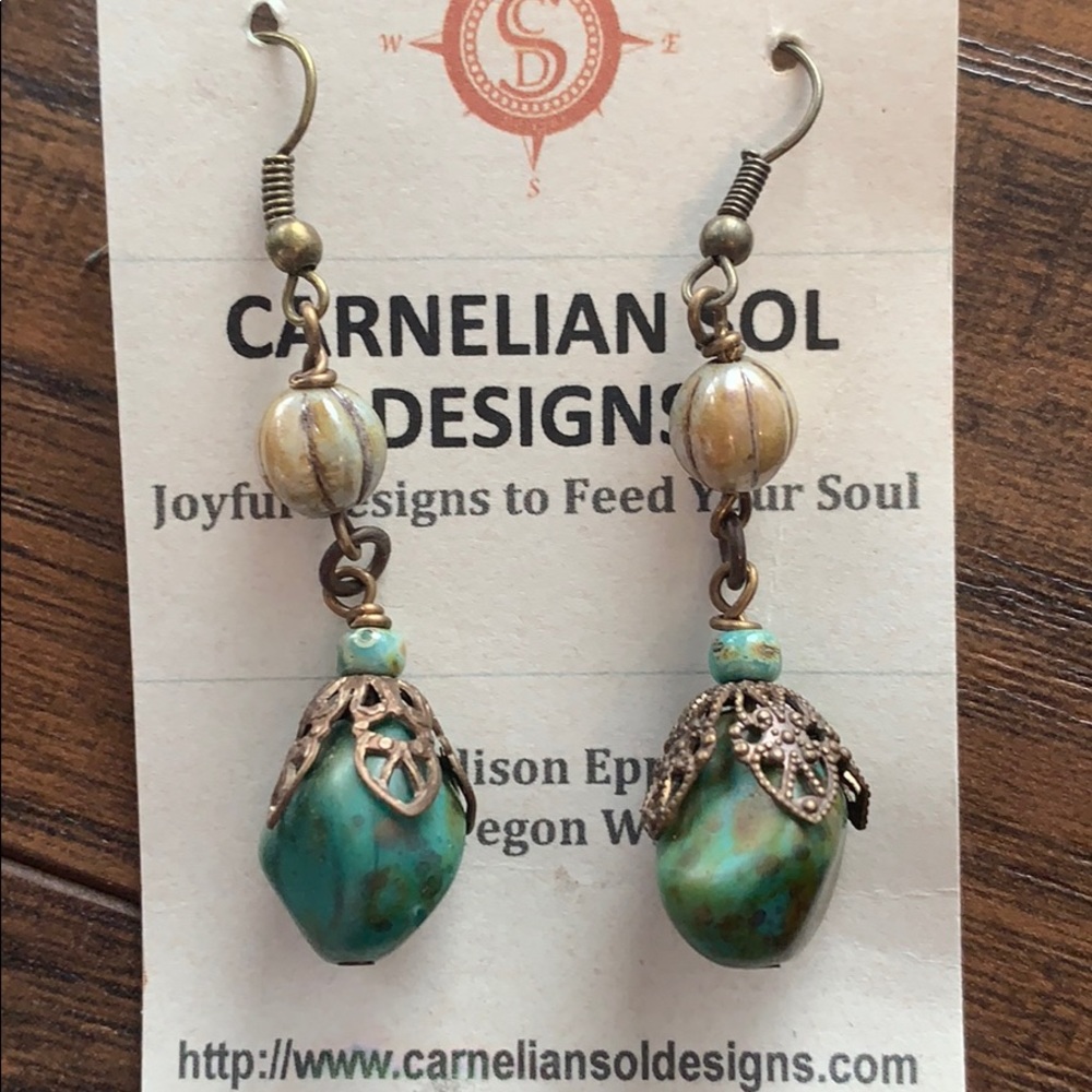 Earrings by Carnelian Sol Design